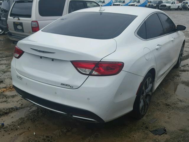 1C3CCCCG2FN509540 - 2015 CHRYSLER 200 C WHITE photo 4