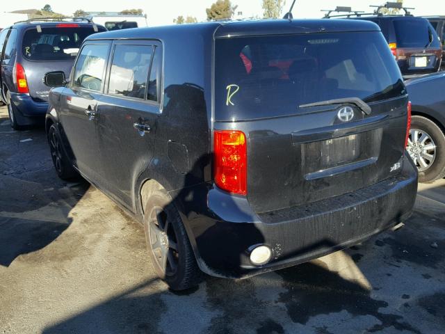 JTLKE50E281016455 - 2008 SCION XB BLACK photo 3