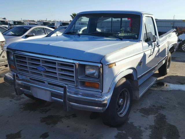 1FTCF15F4EPA02850 - 1984 FORD F150 TWO TONE photo 2