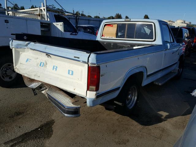 1FTCF15F4EPA02850 - 1984 FORD F150 TWO TONE photo 4