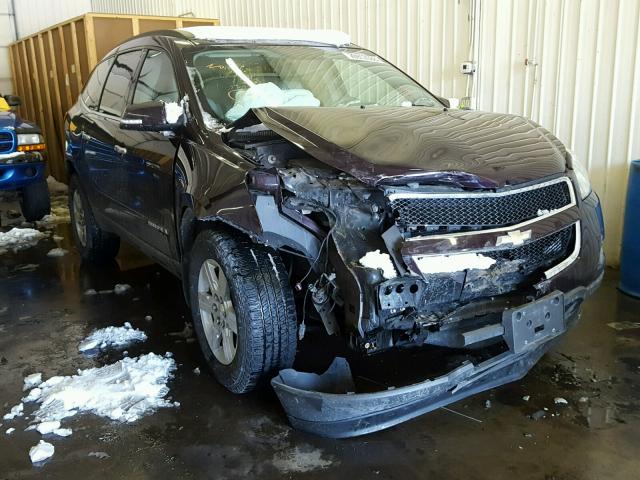 1GNER23D19S171287 - 2009 CHEVROLET TRAVERSE L MAROON photo 1