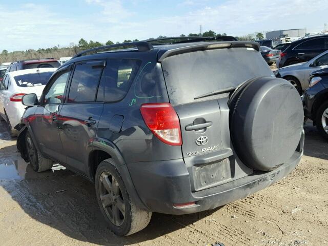 JTMZK32V686012450 - 2008 TOYOTA RAV4 SPORT CHARCOAL photo 3