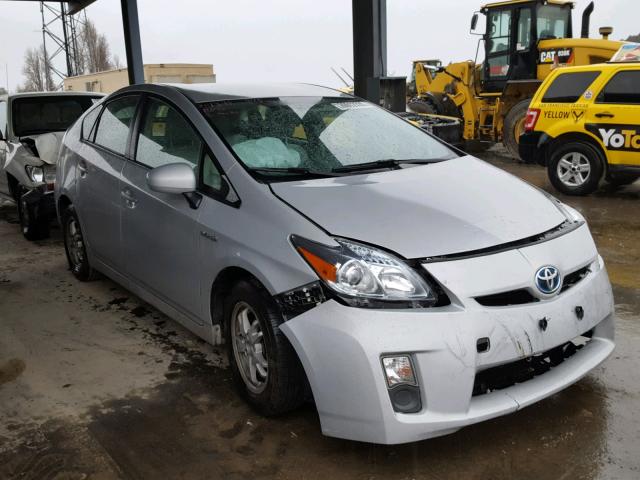 JTDKN3DU4A0199516 - 2010 TOYOTA PRIUS SILVER photo 1