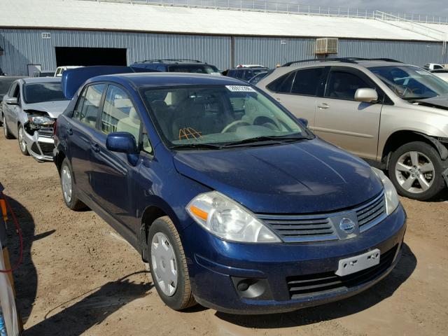 3N1BC11E89L444021 - 2009 NISSAN VERSA S BLUE photo 1