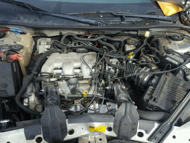 1G2WK52J01F225352 - 2001 PONTIAC GRAND PRIX SILVER photo 7