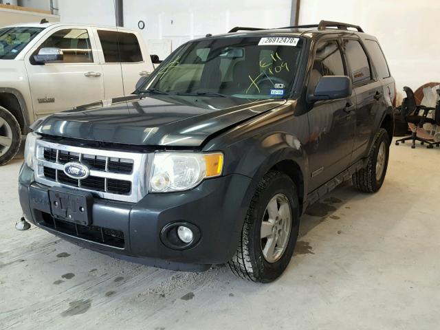 1FMCU03Z58KE11109 - 2008 FORD ESCAPE XLT GRAY photo 2