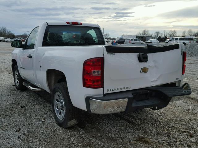 1GCEC14X69Z232850 - 2009 CHEVROLET SILVERADO WHITE photo 3