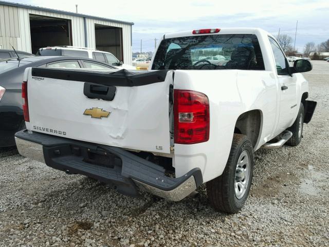 1GCEC14X69Z232850 - 2009 CHEVROLET SILVERADO WHITE photo 4