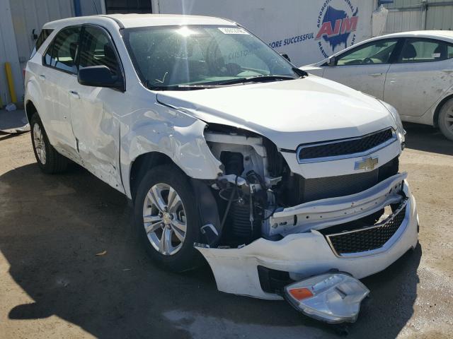 2GNALAEK5E6332324 - 2014 CHEVROLET EQUINOX LS WHITE photo 1