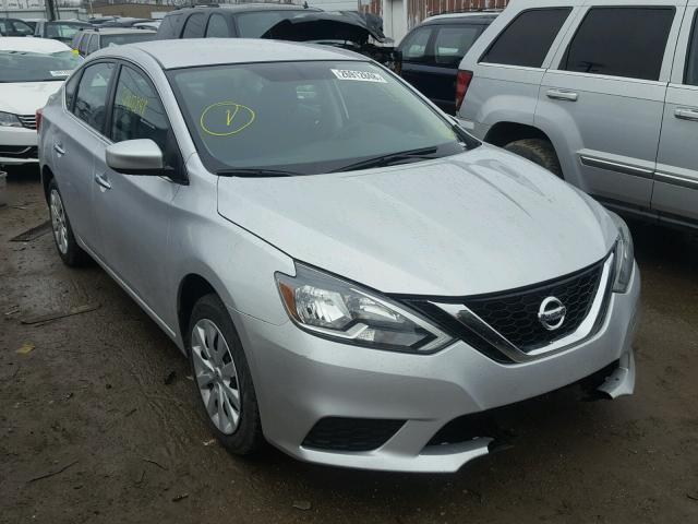 3N1AB7AP4GY256339 - 2016 NISSAN SENTRA S GRAY photo 1