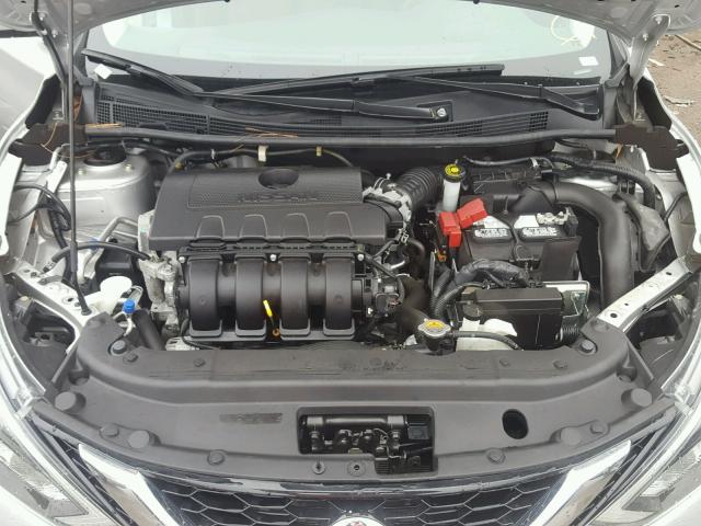 3N1AB7AP4GY256339 - 2016 NISSAN SENTRA S GRAY photo 7