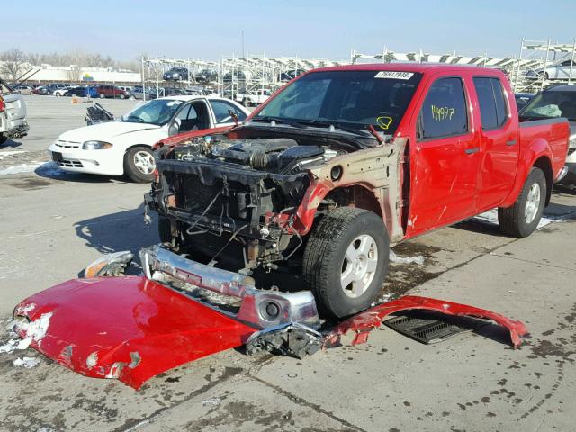 1N6AD07W86C469327 - 2006 NISSAN FRONTIER C RED photo 2