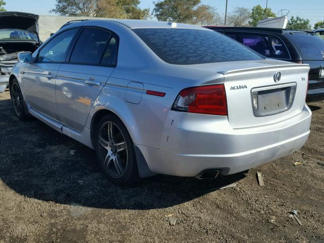 19UUA662X5A027607 - 2005 ACURA TL SILVER photo 3