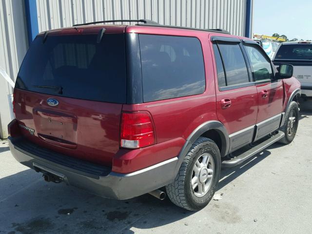 1FMRU15W24LA30440 - 2004 FORD EXPEDITION RED photo 4