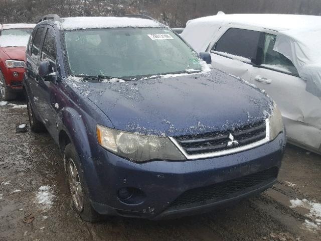 JA4MT31X07U014953 - 2007 MITSUBISHI OUTLANDER BLUE photo 1