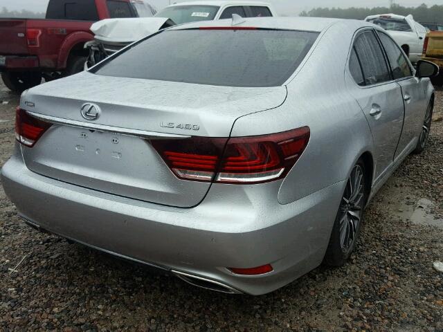 JTHBL5EF3F5134697 - 2015 LEXUS LS 460 SILVER photo 4