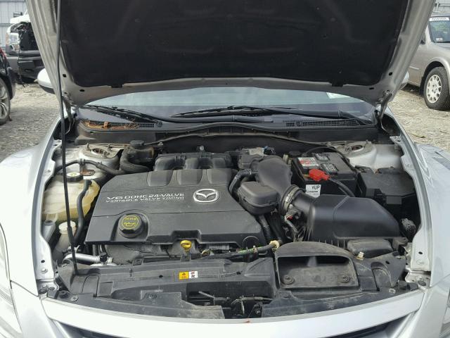 1YVHZ8CB3A5M09936 - 2010 MAZDA 6 S GRAY photo 7