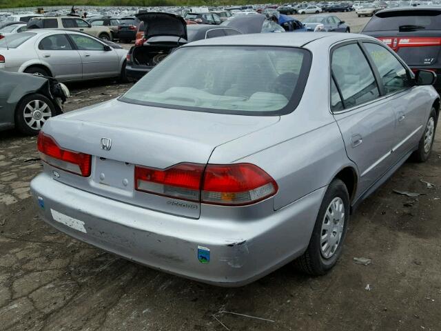 1HGCF86622A108270 - 2002 HONDA ACCORD VAL SILVER photo 4