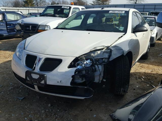 1G2ZF57BX84263552 - 2008 PONTIAC G6 VALUE L WHITE photo 2