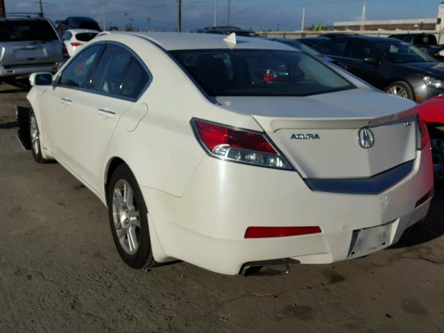 19UUA86519A011324 - 2009 ACURA TL WHITE photo 3