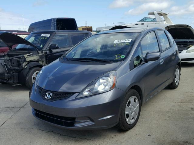 JHMGE8G30DC056179 - 2013 HONDA FIT GRAY photo 2