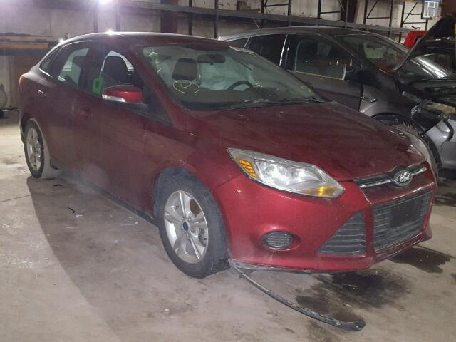 1FADP3F29DL370235 - 2013 FORD FOCUS SE RED photo 1