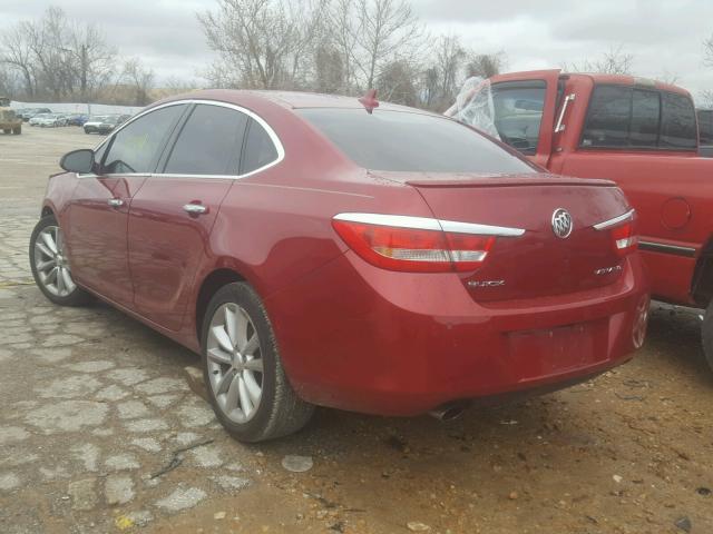 1G4PS5SK6E4169908 - 2014 BUICK VERANO RED photo 3