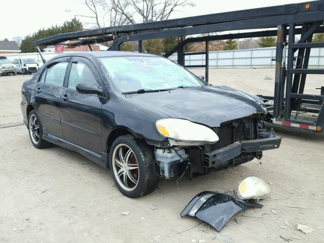 1NXBR32EX4Z266337 - 2004 TOYOTA COROLLA CE BLACK photo 1