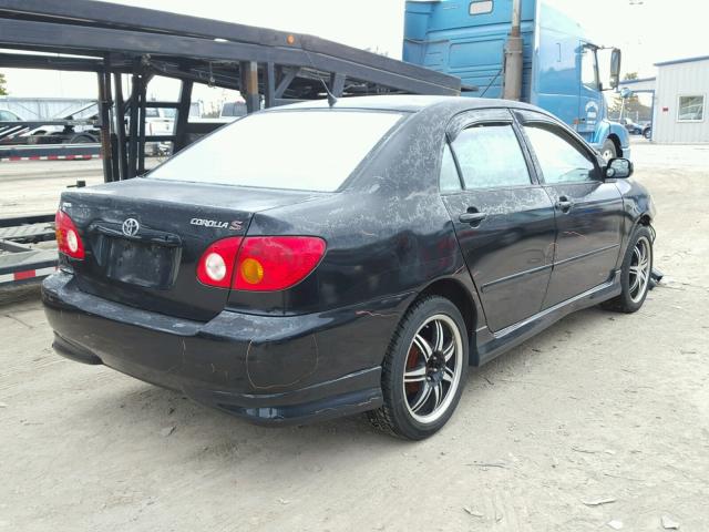 1NXBR32EX4Z266337 - 2004 TOYOTA COROLLA CE BLACK photo 4