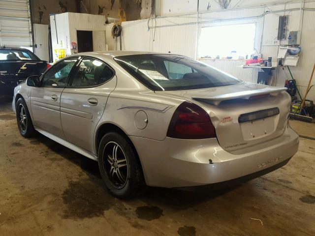 2G2WP522651243667 - 2005 PONTIAC GRAND PRIX SILVER photo 3