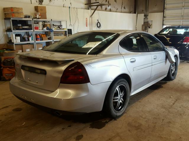 2G2WP522651243667 - 2005 PONTIAC GRAND PRIX SILVER photo 4