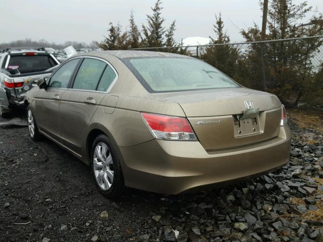 1HGCP2F81AA026959 - 2010 HONDA ACCORD EXL TAN photo 3