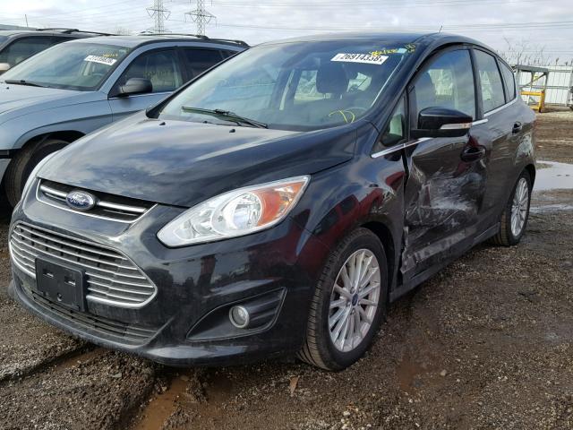 1FADP5BU0DL519327 - 2013 FORD C-MAX SEL BLACK photo 2