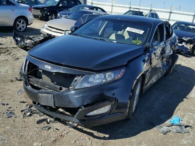 5XXGM4A72DG122322 - 2013 KIA OPTIMA LX BLACK photo 2