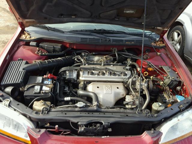 JHMCG5670YC005265 - 2000 HONDA ACCORD SE RED photo 7