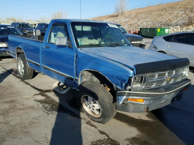 1GCDT14Z0P8191583 - 1993 CHEVROLET S TRUCK S1 BLUE photo 1