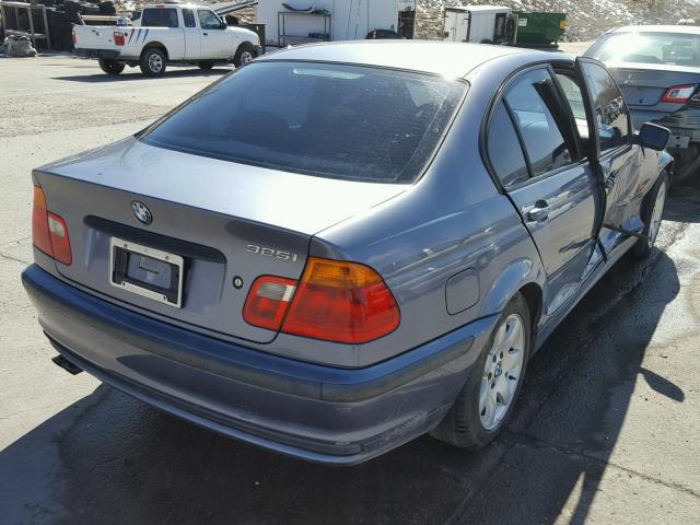 WBAAN37471ND49404 - 2001 BMW 325 I BLUE photo 4