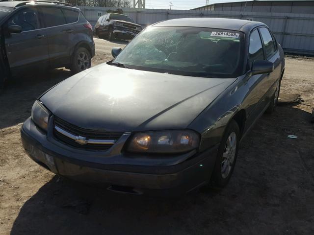 2G1WF52E159333411 - 2005 CHEVROLET IMPALA GRAY photo 2