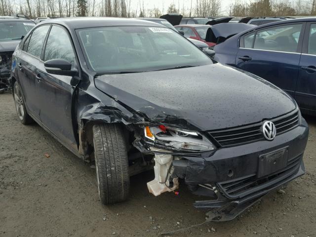 3VWDZ7AJ6BM374312 - 2011 VOLKSWAGEN JETTA SE BLACK photo 1