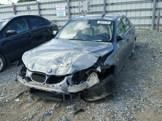 WBANU5C50AC124121 - 2010 BMW 528 I SILVER photo 2