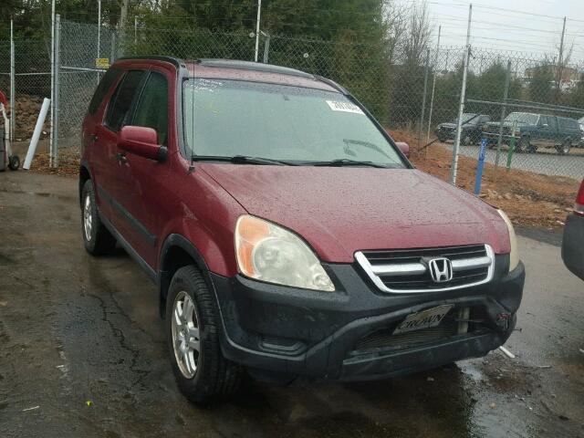 SHSRD78864U248347 - 2004 HONDA CR-V EX BURGUNDY photo 1