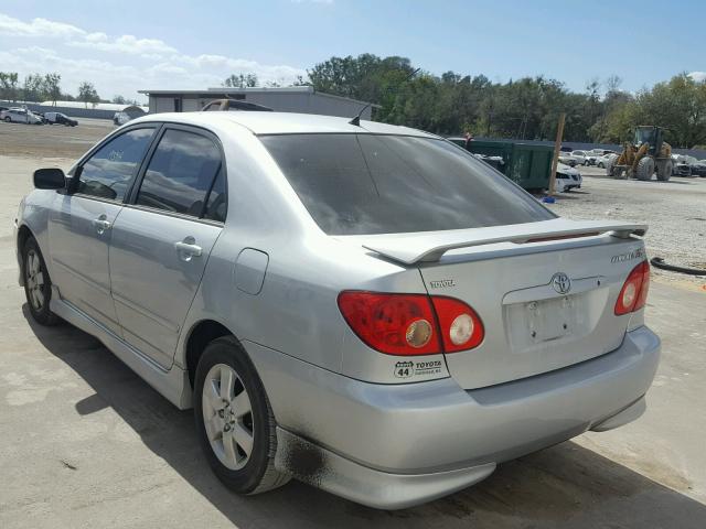 2T1BR32E06C679274 - 2006 TOYOTA COROLLA CE SILVER photo 3