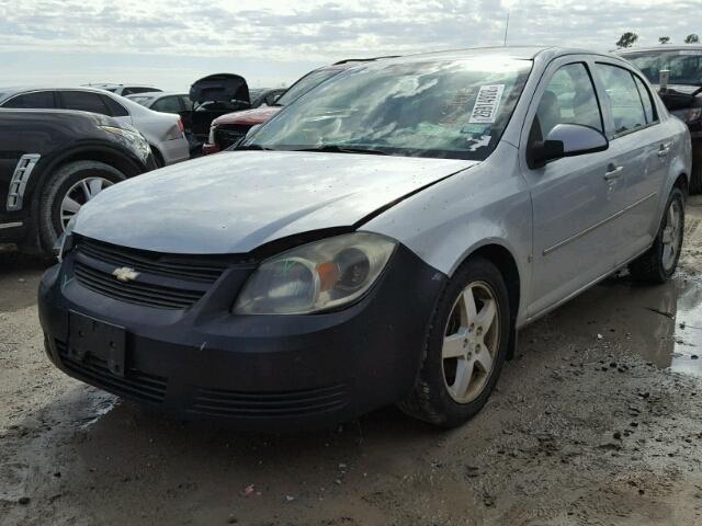 1G1AL58F387247588 - 2008 CHEVROLET COBALT LT GRAY photo 2