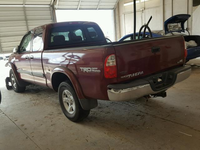 5TBRT34116S476047 - 2006 TOYOTA TUNDRA ACC MAROON photo 3