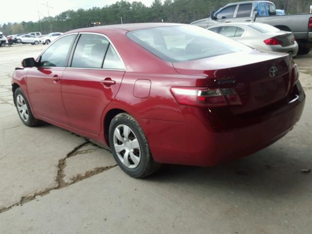 4T1BE46K79U277384 - 2009 TOYOTA CAMRY BASE RED photo 3