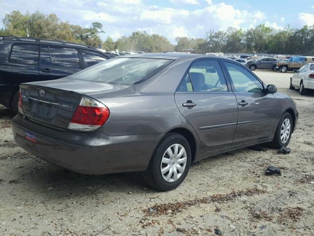 4T1BE32K96U717729 - 2006 TOYOTA CAMRY LE GRAY photo 4