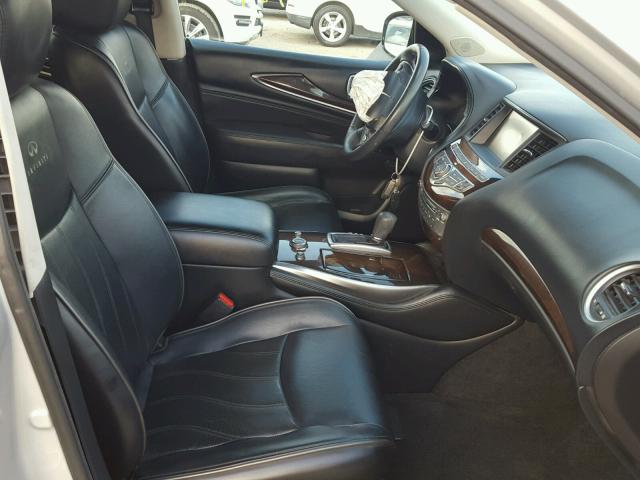 5N1AL0MNXEC528082 - 2014 INFINITI QX60 SILVER photo 5