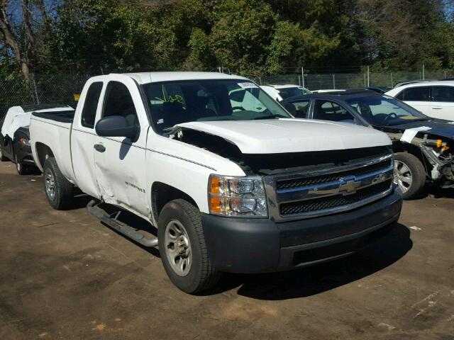 1GCEC19C87Z612744 - 2007 CHEVROLET SILVERADO WHITE photo 1