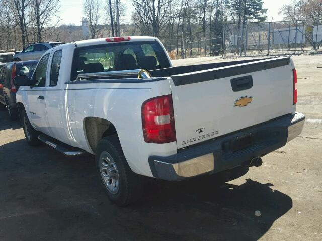 1GCEC19C87Z612744 - 2007 CHEVROLET SILVERADO WHITE photo 3