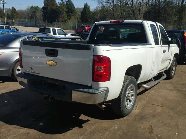 1GCEC19C87Z612744 - 2007 CHEVROLET SILVERADO WHITE photo 4